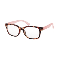 Blue Light Blocking Two-Tone Pink Tortoise Frame Glasses