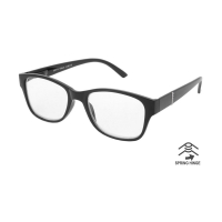 Blue Light Blocking Glossy Black Framed Glasses