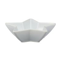 White Patriotic Star Shaped Ceramic Bowl
