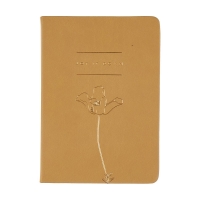 Jot It Down Taupe Floral Faux Leather Journal