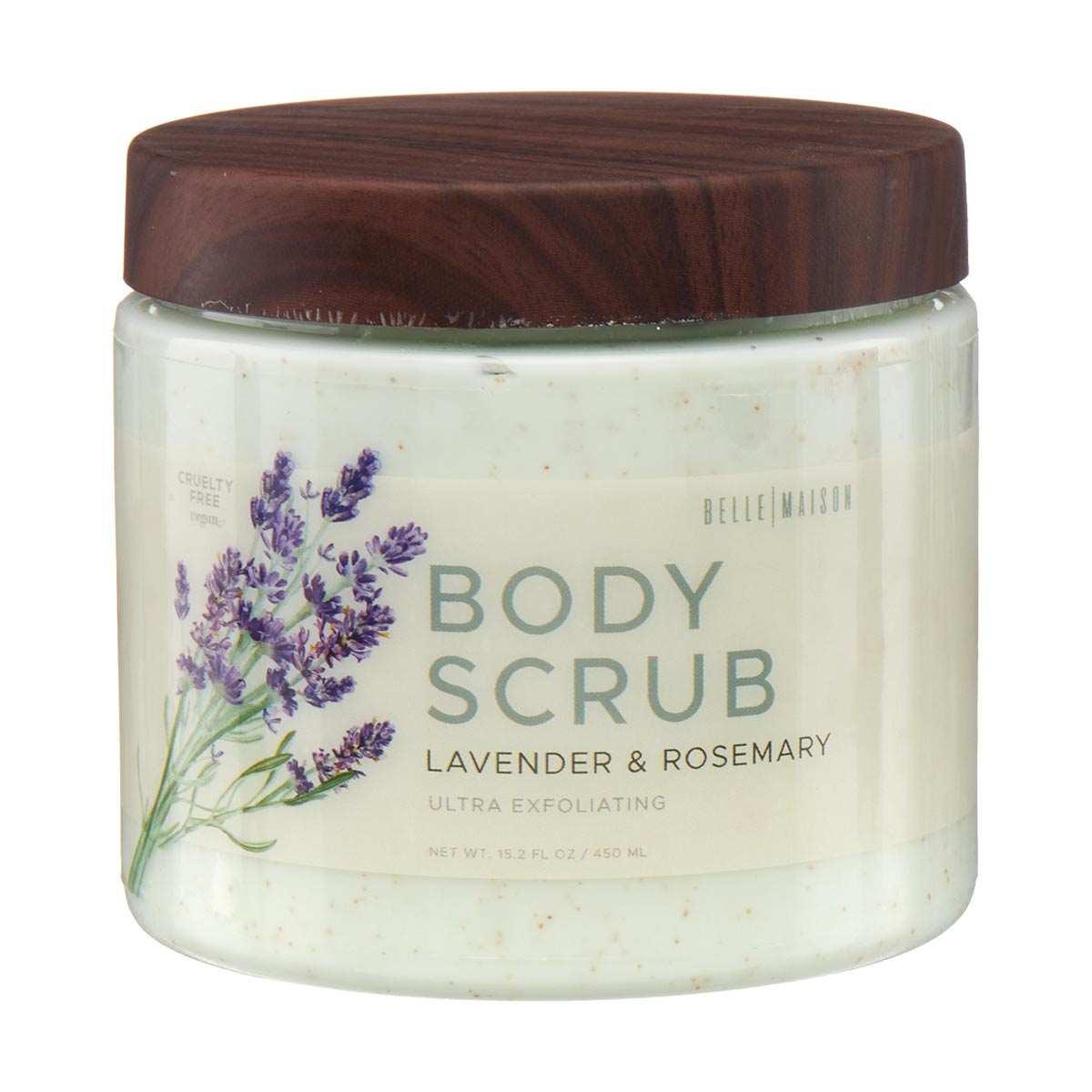 Belle Maison Body Scrub With Lavender Rosemary 15 2 Fl Oz 