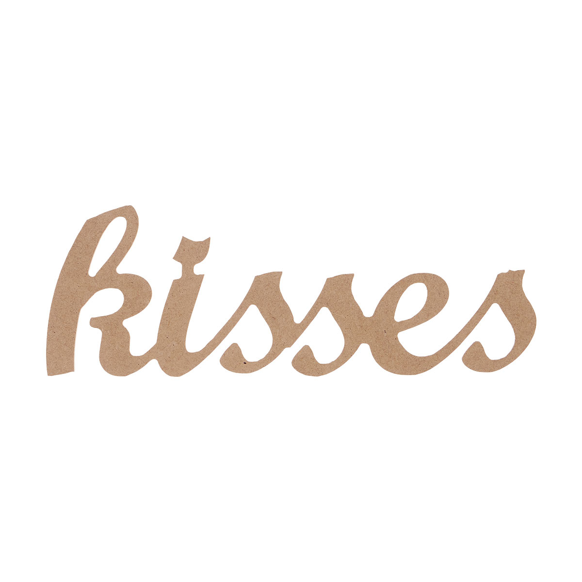 Kisses Word Art Unfinished Wood For Crafting kisses-word-art-unfinished-wood-for-crafting