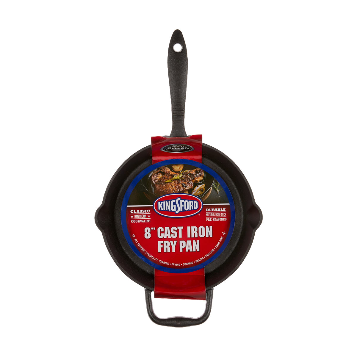 Kingsford Cast Iron Frying Pan, 8 in