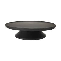 Ceramic Pedestal Cake Stand, Black