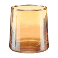 Glass Wine Tumbler, Amber