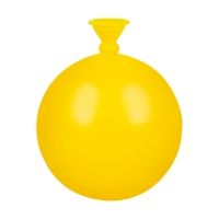 Neon Yellow Matte Sphere Balloon Weight