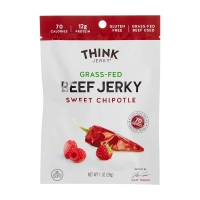 Think Jerky Grass Fed Beef Jerky, Sweet Chipotle