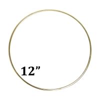 Round Brass Ring, 12 in