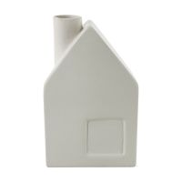 Ceramic House Tabletop Décor, White