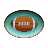 Melamine Football Serving Platter, 13.7 in