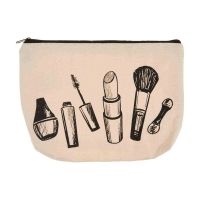 Makeup Printed Canvas Pouch