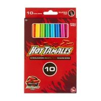 Hot Tamales Cinnamon Scented Markers, Super Tip, 10 Count