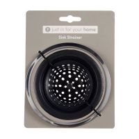Just In For Your Home Sink Strainer, Black