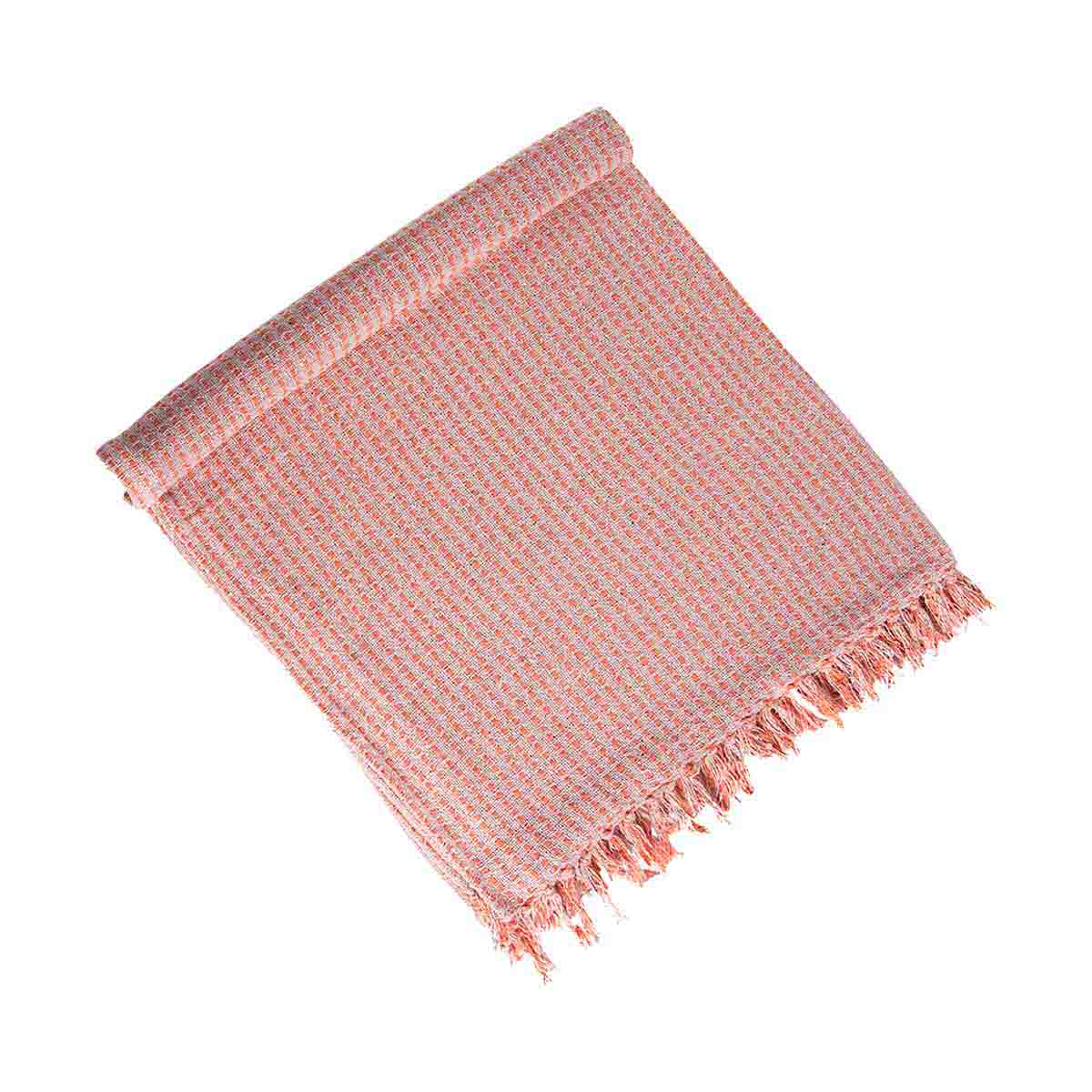 Woven Decorative Throw Pink   03397441 1 