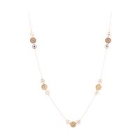 Long Necklace with Disks
