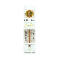Line Brand Yarn Bamboo Crochet Hook, J-10, 6 mm